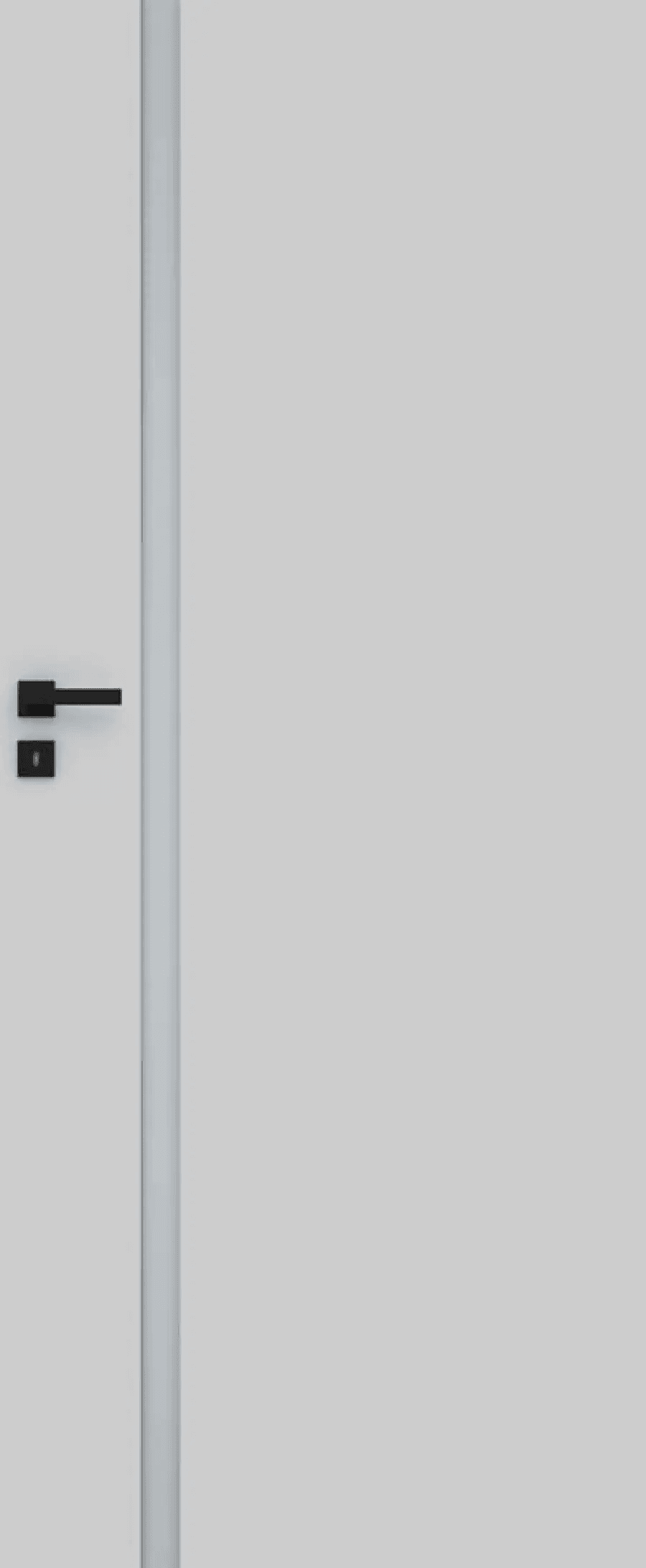 Drzwi Vetro E popielaty (szyba DECORMAT), DRE