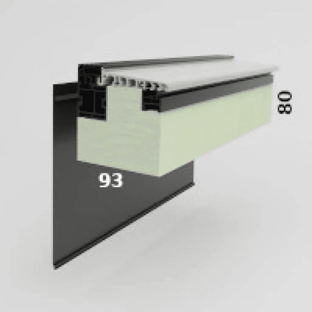 Drzwi Zewnętrzne Kingston Termo lewe 90 cm, 220266805014837E7ABSD, CAL