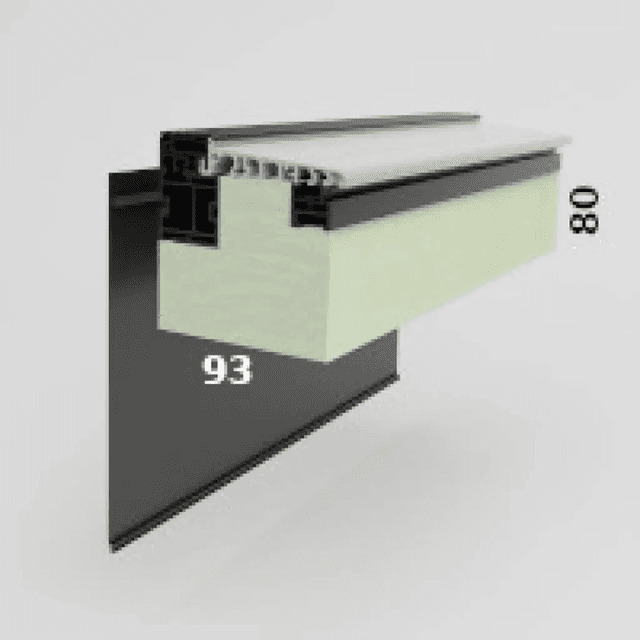 Drzwi Zewnętrzne Kingston Termo lewe 90 cm, 220266805014837E7ABSD, CAL