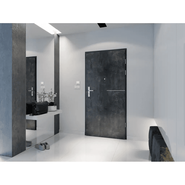 Drzwi Antywłamaniowe Granit klasa C Płaskie Pion, PORTA