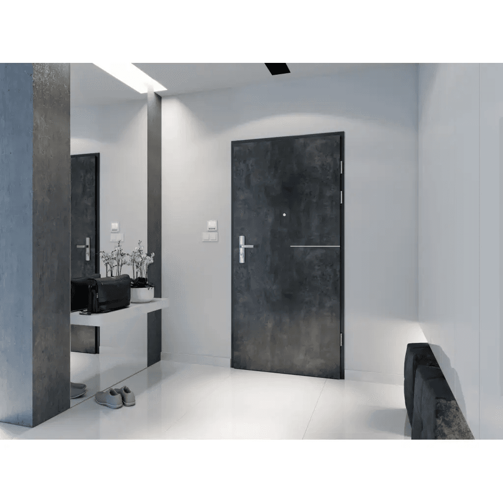 Drzwi Antywłamaniowe Granit klasa C Płaskie Poziom, PORTA