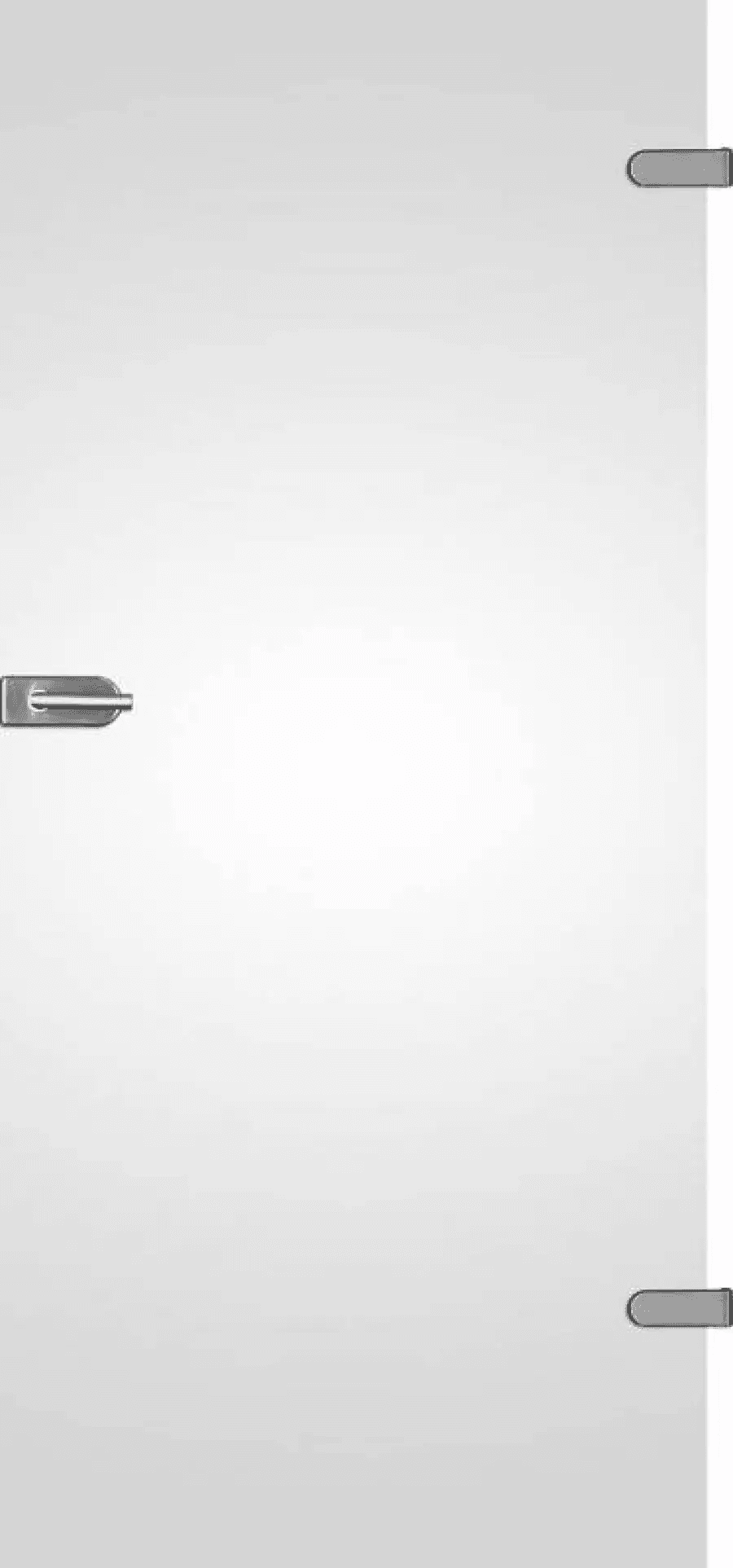 Drzwi Szklane Galla 1 szyba przeźroczysta, DRE