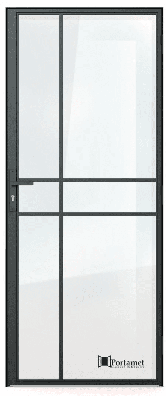 Drzwi Szklane PARIS z klamką, Portamet