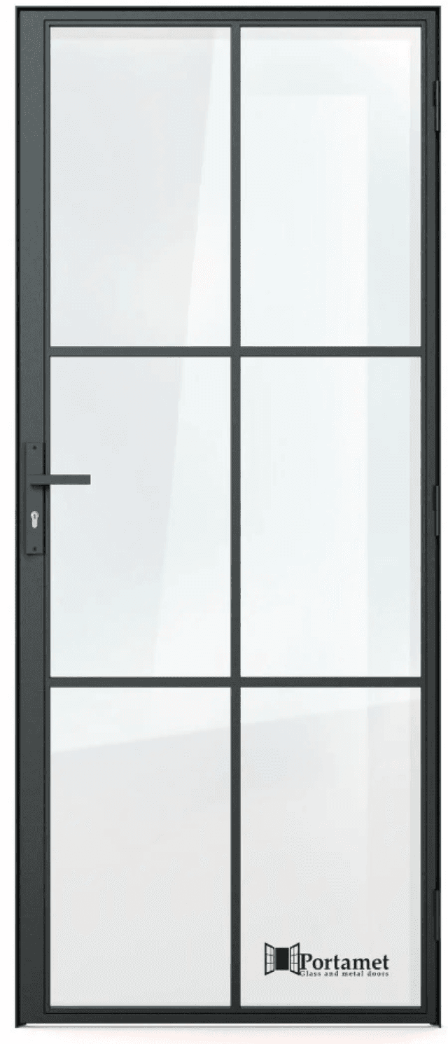 Drzwi Szklane MALMO z klamką, Portamet