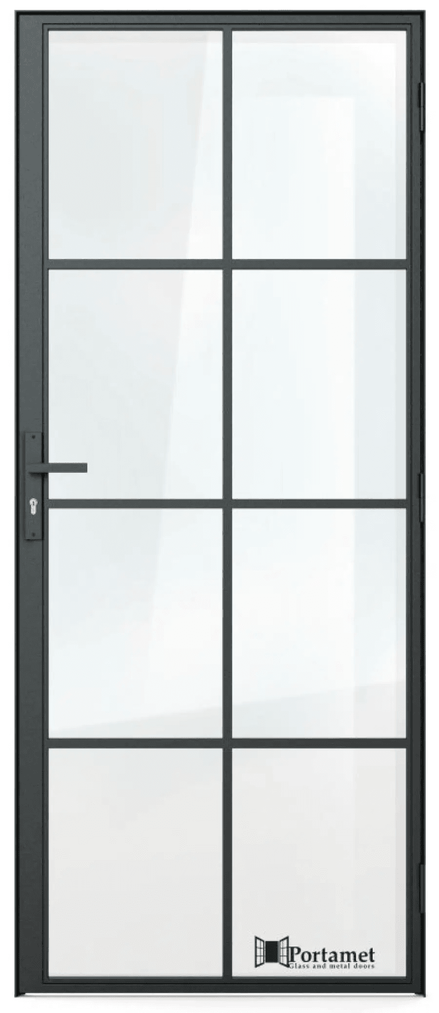 Drzwi Szklane OSLO z klamką, Portamet