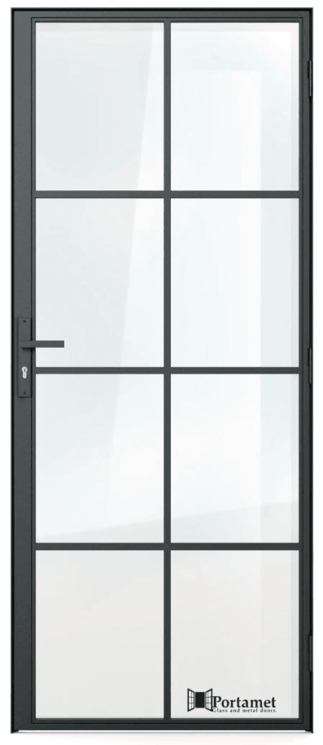 Drzwi Szklane OSLO z klamką, Portamet