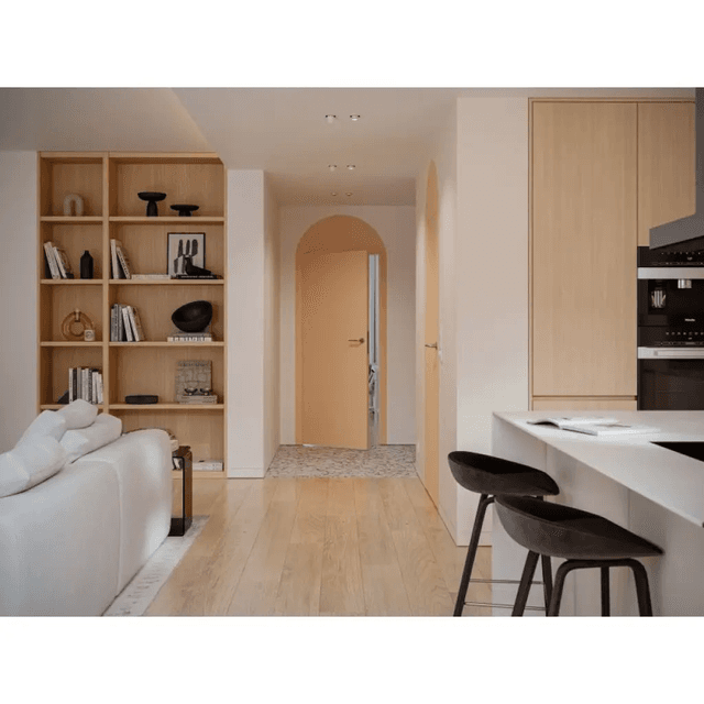 Drzwi ukryte Porta HIDE Bezprzylgowe (otwierane na zewnątrz) Lewe 80cm plaster miodu, SPA1110L08LBP0A7U0H000, PORTA