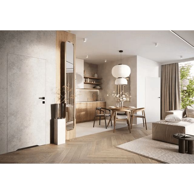 Drzwi ukryte Porta HIDE WC Bezprzylgowe (otwierane na zewnątrz) Lewe 80cm płyta, SPA1110L08LBPWAYV0O000, PORTA