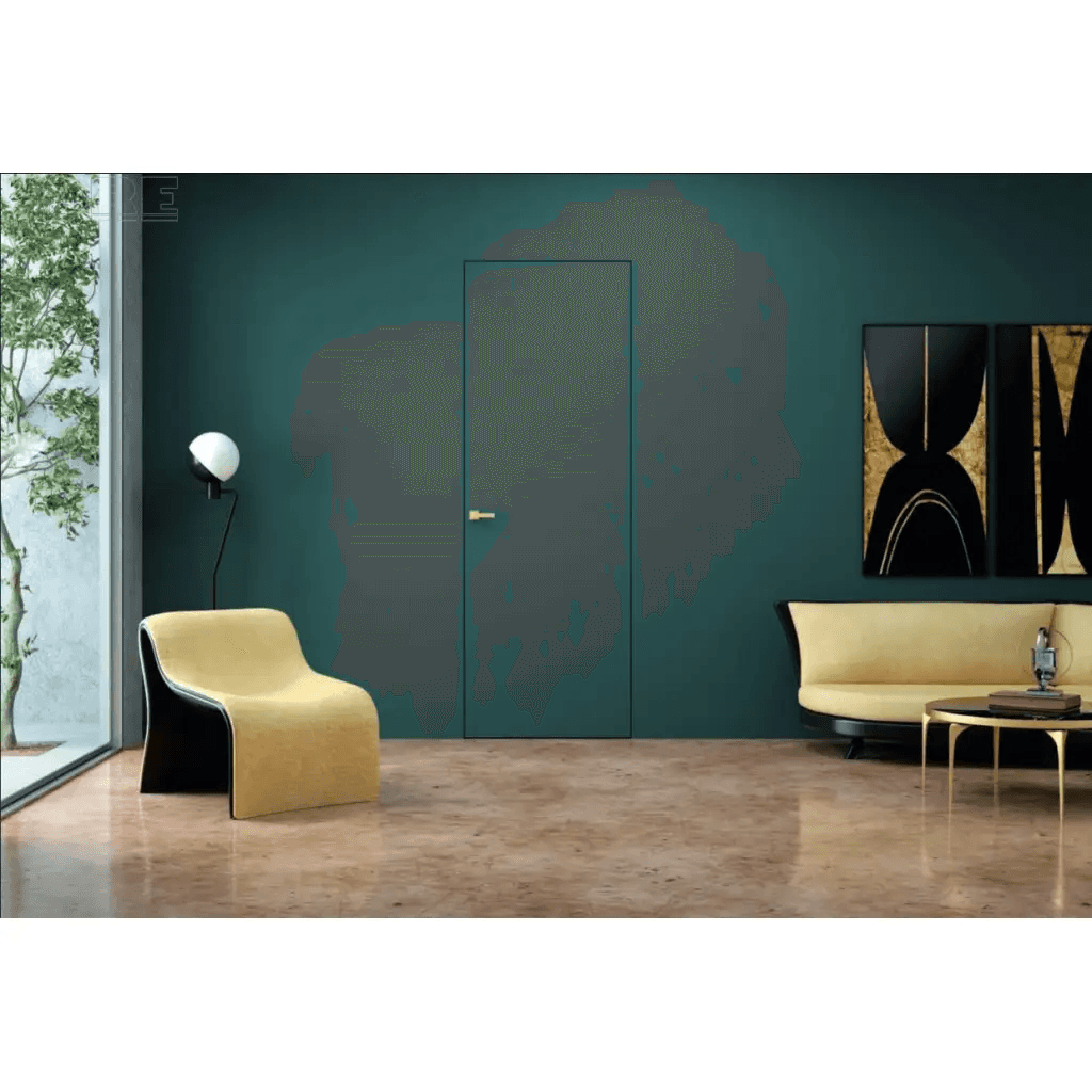 Drzwi Sara Eco 2 bezprzylgowe ukryte prawe 90 cm płyta, DRE 400010402, DRE