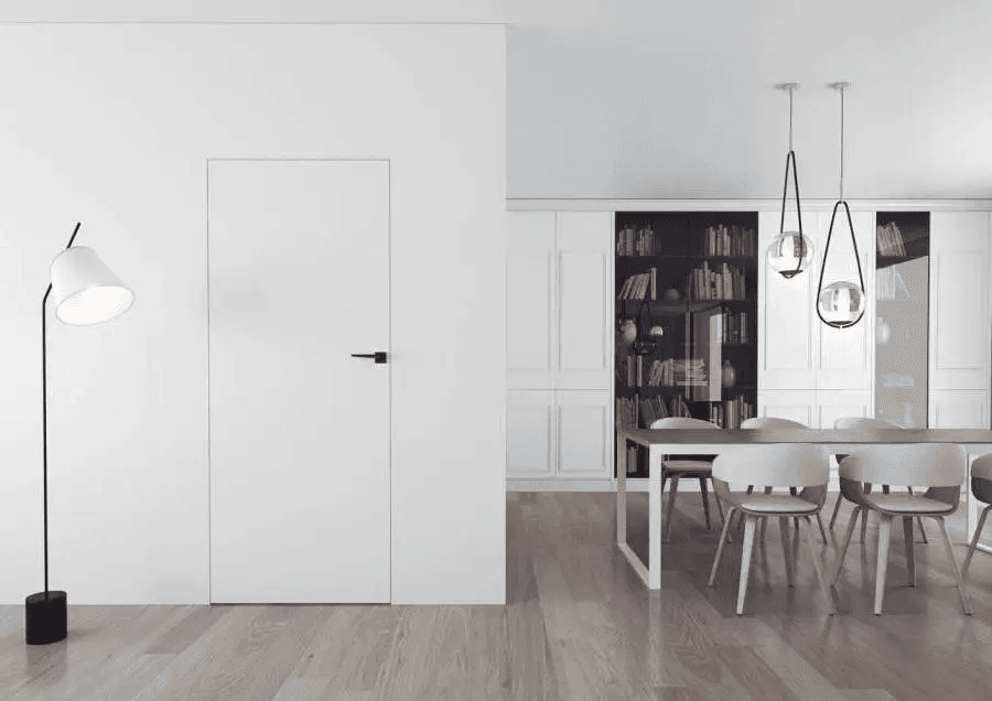 Drzwi Sara Eco 2 bezprzylgowe ukryte lewe 90 cm plaster miodu, DRE 400010033, DRE