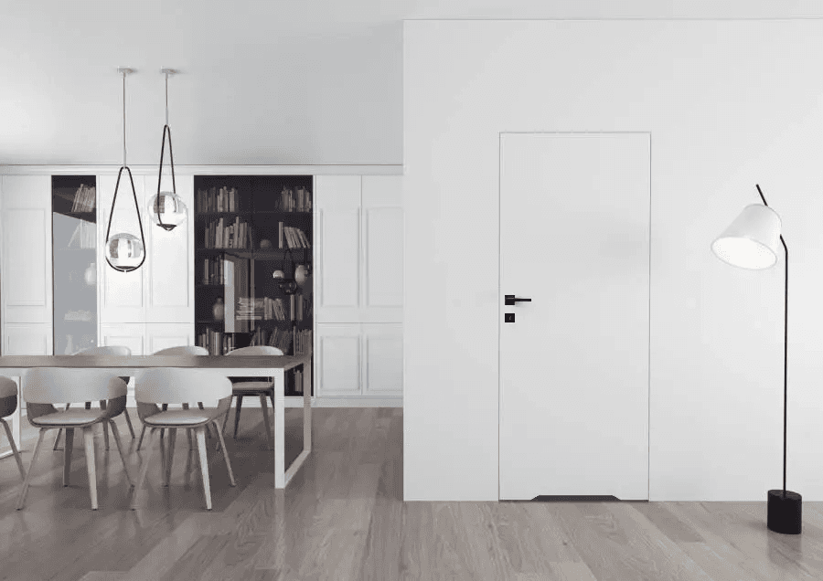 Drzwi Sara Eco 2 bezprzylgowe ukryte prawe WC 80 cm plaster miodu, DRE 400010030, DRE