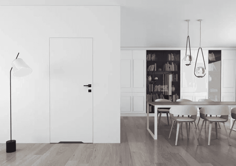 Drzwi Sara Eco 2 odwrotna przylga ukryte prawe WC 80 cm plaster miodu, DRE 400010026, DRE