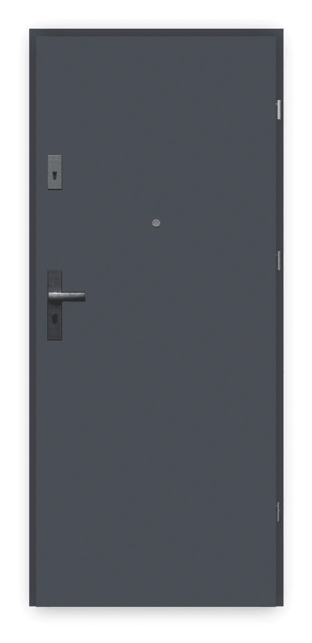 Drzwi wejściowe Agat Prawe 90 Antracyt, SPEA0P0P092NCJSD30O000, PORTA