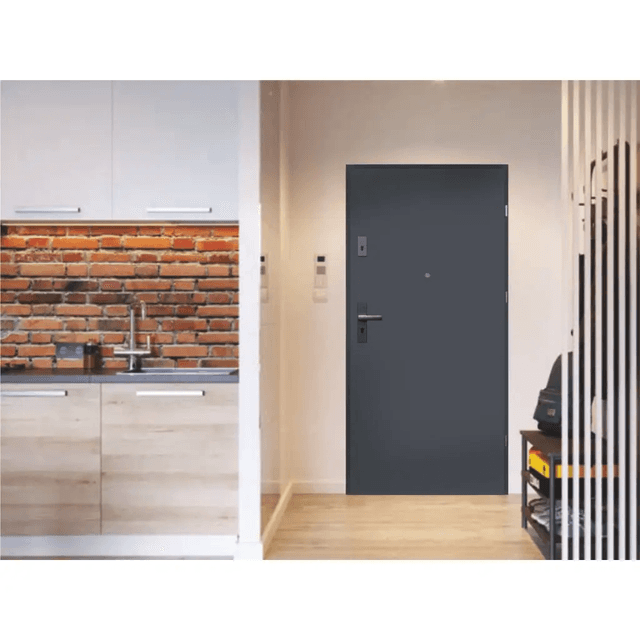 Drzwi Wejściowe Agat 80 Antracyt Prawe, SPEA0P0P082NCJSD30O000, PORTA