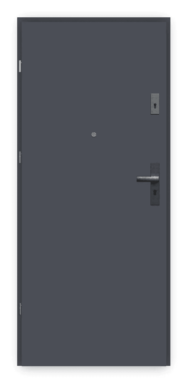 Drzwi Wejściowe Agat Lewe 90 Antracyt, SPEA0P0L092NCJSD30O000, PORTA