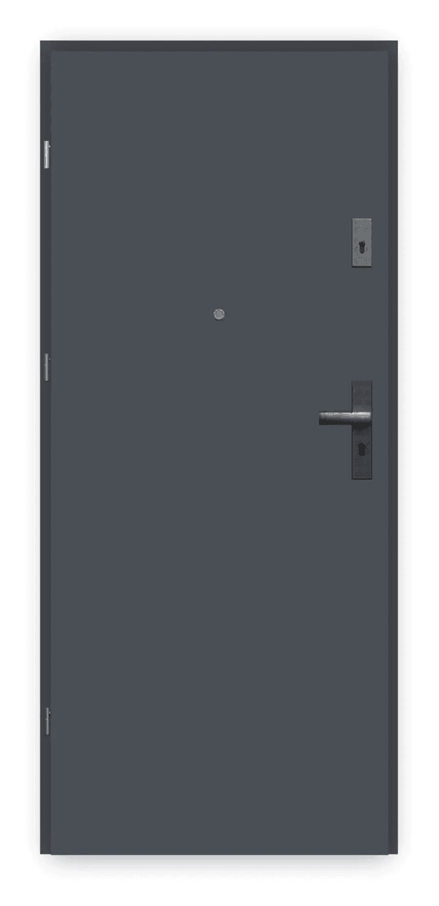 Drzwi Wejściowe Opal Lewe 80 Antracyt, SPEO0P0L082NCJSL30O000, PORTA