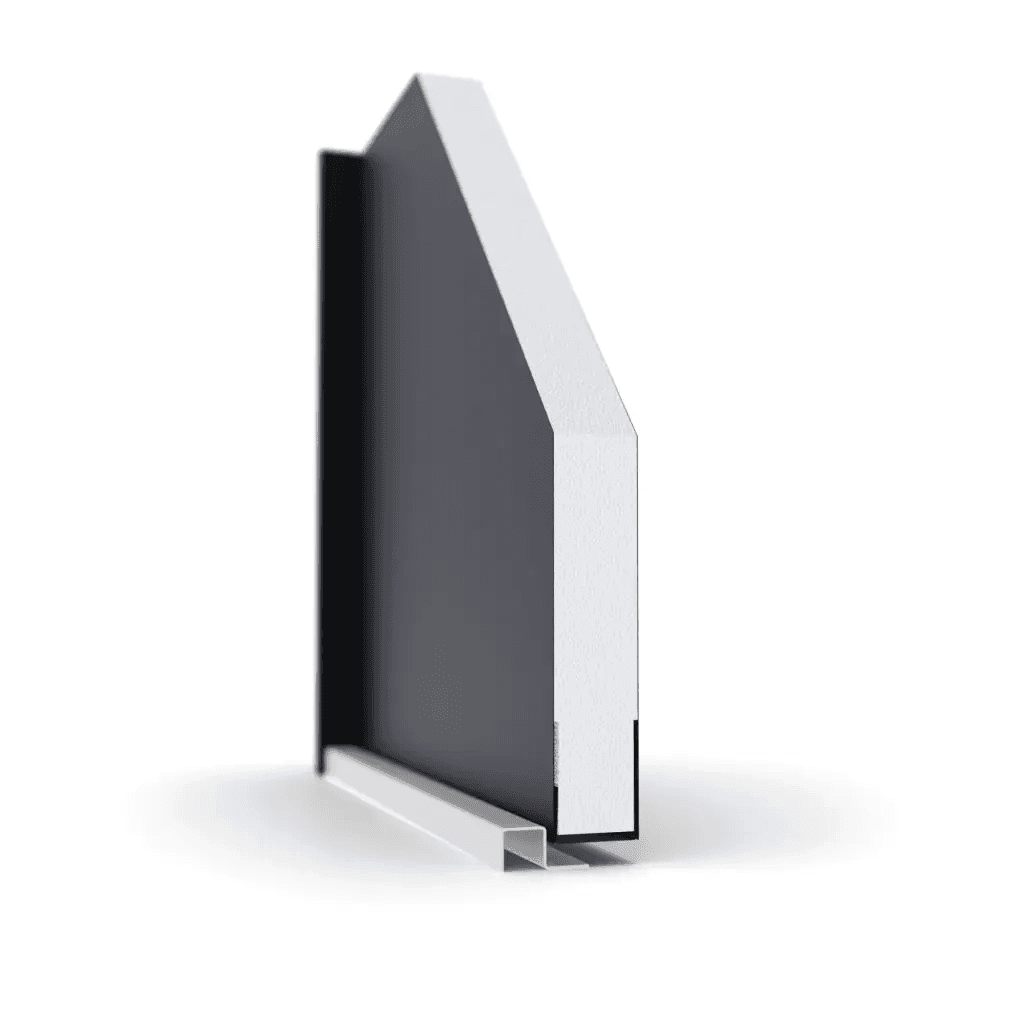 Drzwi techniczne stalowe 80 cm lewe Ecouni, T40 URAN 2 BIAŁY/80 LEWE, Domoferm