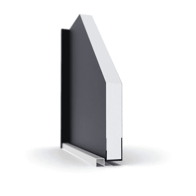 Drzwi techniczne stalowe 80 cm lewe Ecouni, T40 URAN 2 BIAŁY/80 LEWE, Domoferm