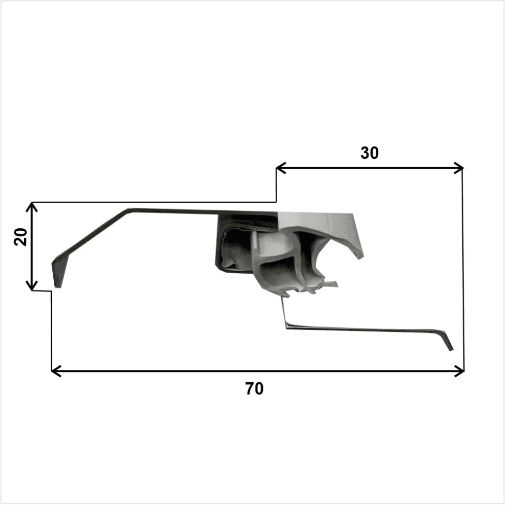 Próg stalowy do drzwi wejściowych DRE Enter, 5903727584554, DRE