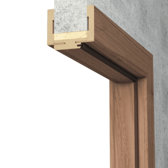 Ościeżnica regulowana Finish z kątownikiem T80 300-320 90cm Lewa przylgowa, DRE 400011043, DRE