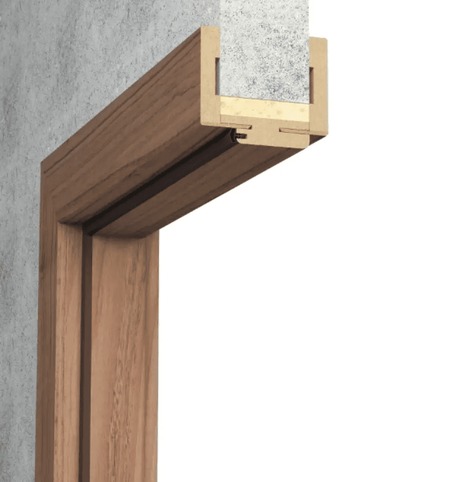 Ościeżnica regulowana z kątownikiem T80 260-280 70cm Lewa przylgowa, 5901316119385, DRE