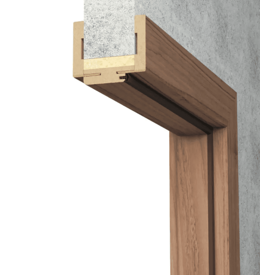 Ościeżnica regulowana z kątownikiem T80 300-320 70cm Prawa przylgowa, 5901316119439, DRE