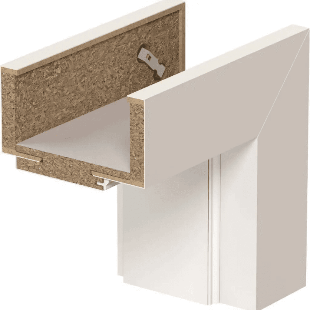 Ościeznica regulowana Porta SYSTEM ELEGANCE, zakres C (120-140mm) Lewa 80cm bezprzylgowa, OPAP0C0L08DBI0AMU80000, PORTA