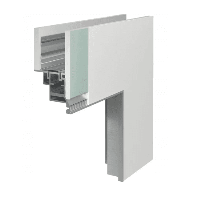 Ościeżnica do drzwi ukryte Porta Hide bezprzylgowa (otwierane na zewnątrz) Lewa 80cm, OPA100LL080000AN300000, PORTA