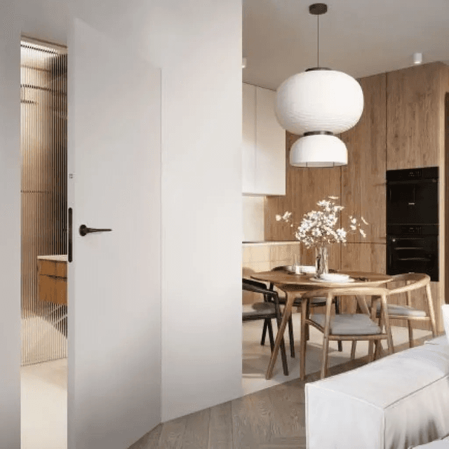 Ościeżnica do drzwi ukryte Porta Hide bezprzylgowa (otwierane na zewnątrz) Prawa 80cm, OPA100LP080000AN300000, PORTA