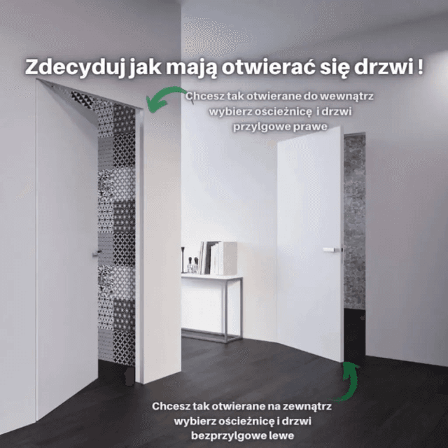 Ościeżnica aluminiowa Biała Sara Eco 2 przylgowa Lewa 90 3z, 5901316110702, DRE