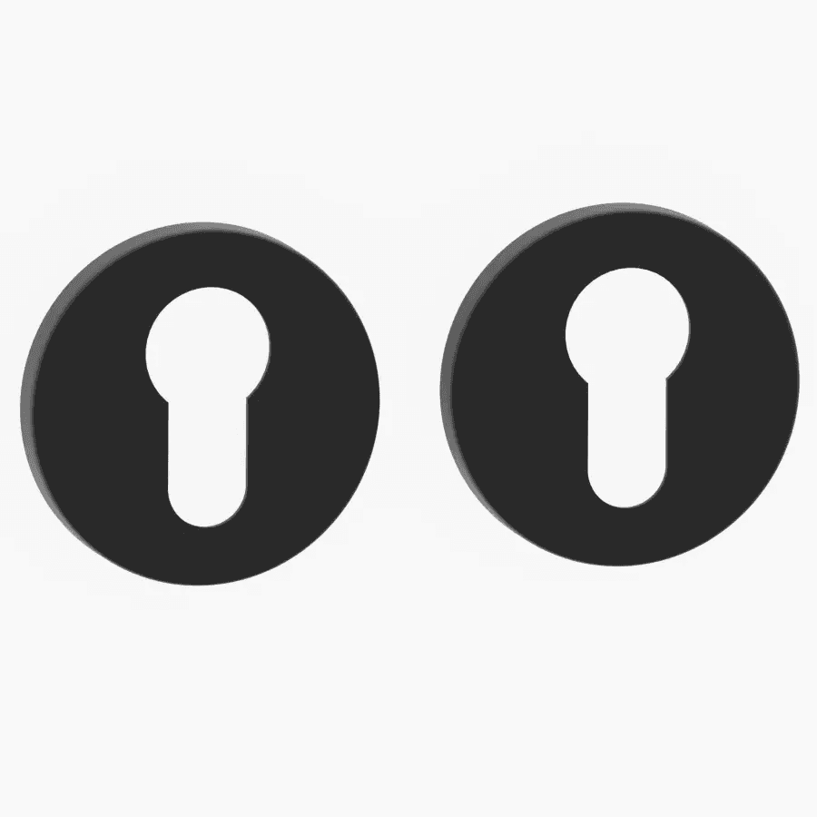 Rozeta okrągła Roana WB pod wkładkę Czarna, 5907609713803, Si Apre