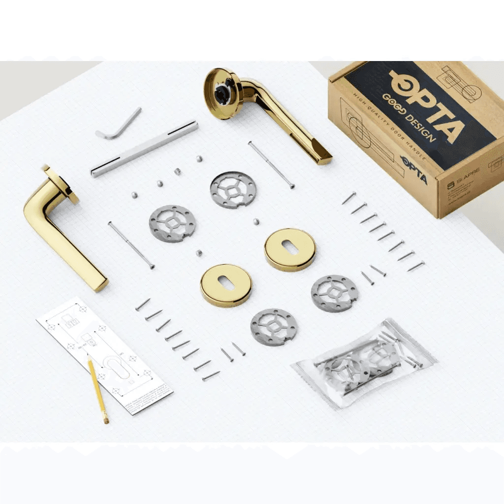 Rozeta okrągła Roana WK pod klucz Złota, 5907609715777, Si Apre