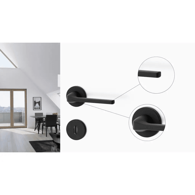 Rozeta okrągła Roana WK pod klucz Czarna, 5907609713797, Si Apre