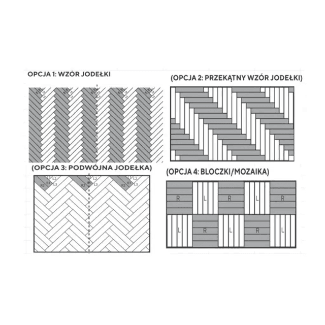 Panele winylowe SPC Jodełka Honey DOU HB 602-IB Klasa 33 5 mm, Douro